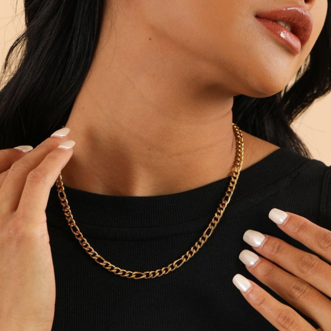 Figaro Chain for Women | Sleek • Chic • Timeless Style