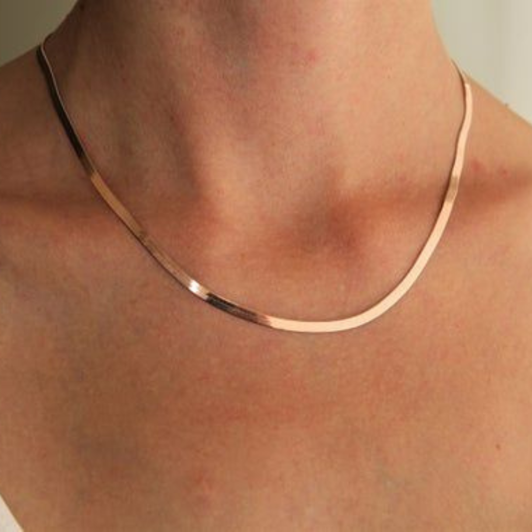 Rose Gold Snake Chain | Unisex • Sleek • Modern Elegance